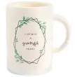 6 Mugs Botanique de 40 cl en porcelaine