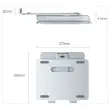Support &agrave; hauteur variable pour ordinateur portable de 11 &agrave; 15,6" 
