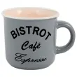 6 Tasses &agrave; caf&eacute; gr&egrave;s 12 cl - coloris assortis 