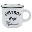6 Tasses &agrave; caf&eacute; gr&egrave;s 12 cl - coloris assortis 
