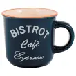 6 Tasses &agrave; caf&eacute; gr&egrave;s 12 cl - coloris assortis 