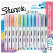 12 Surligneurs encre liquide assortis - SHARPIE