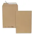 500 pochettes kraft recyclées B5 176x250 mm 90g bande siliconée