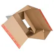 10 Cartons à hauteurs variables L30,5x l22,8xH7 à 16 cm