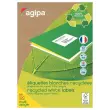 100 planches de 4 &eacute;tiquettes de signalisation - 105x148,5 mm - 100% recycl&eacute; 