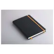 Carnet broché Rhodiarama A5 192 pages - couverture rigide - noir - RHODIA