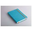 Carnet broch&eacute; RhodiaramaA5 192 pages,lign&eacute;,couverture rigide turquoise 