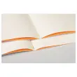 Carnet piqué Rhodiarama A5 64 pages, ligné, couverture souple noire