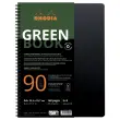 Cahier polypropylène recyclé - 160 pages- A4+ 5x5 - Noir - RHODIA