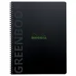 Cahier Rhodia polypropylène recyclé 160 pages A4+ Ligné. Noir