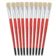 Brosse plate n°16 - OZ - en soie - peinture acrylique et à l'huile