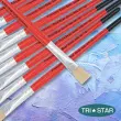 Brosse plate n°16 - OZ - en soie - peinture acrylique et à l'huile