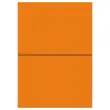 100 Planches d'&eacute;tiquettes L210xH148,5 mm 200 &eacute;tiq/ bo&icirc;te, orange vif 