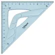 Equerre 45° hypoténuse 21 cm - GEOMETRIC, en plastique recyclé