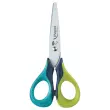 Ciseaux SENSOFT GAUCHER 13 cm, ann souples, assortis, pr&eacute;sentoir 