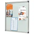 Vitrine d'intérieur extra plate magnétique - 6 x A4 - NOBO