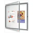 Vitrine d'intérieur magnétique Premium Plus - 6 x A4 - NOBO
