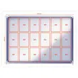 Vitrine d'intérieur magnétique Premium Plus - 18 x A4 - NOBO