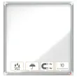 Vitrine d'extérieur magnétique Premium Plus -12 x A4 - NOBO