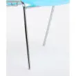 Chaise Charlotte translucide bleu 
