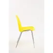 Chaise Charlotte translucide jaune