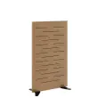 2 Pieds pour cloisons en bois Paperflow mont&eacute;s 