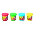 Pâte à modeler Giotto bé-bé - 2 x 6 couleurs assorties + 3 x jaune + 3 x rouge - lot de pots 18