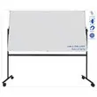 Tableau blanc rotatif UNITE PLUS - Surface émaillée - 120 x 220 cm - Legamaster