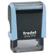 Tampon TRODAT Printy 2L 4910 personnalisable - Bleu pastel