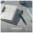 Stylo plume IM - Plume moyenne - Noir mat et finitions chrome - PARKER 