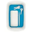 Boîte de rangement mybox petit blanc/bleu