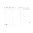 Agenda semainier QuoVadis Bloom - 16x24cm - ROSE