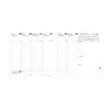 Agenda semainier QuoVadis Bloom Ex&eacute;cutif- 16x16cm - Vert 