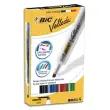 BIC Velleda 1721 Feutres pour Tableau Blanc Effaçables à Sec Pointe Conique Fine - Vert , Boîte de 24