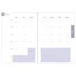 Agenda semainier Exacompta Color Design - 15 x 21 cm - Fleurs