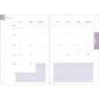 Agenda semainier Exacompta Color Design - 15 x 21 cm - Fleurs
