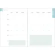 Agenda semainier Exacompta Color Design - 15 x 21 cm - Fleurs