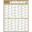 10 Calendrier banque Bouchut Natura 14 mois - 55x43 cm 