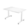 table basculante sur roulettes 120x80x74,1 cm blc/blc