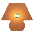 Lampe à poser Monplaisir Terracota