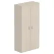 Armoire haute mélamine 2 portes 197x100x42cm acacia