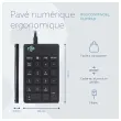 Pavé numérique filaire R-GO