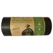 25 Sacs Flexigreen 50L à liens traditionnels - Noir