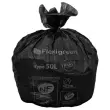 25 Sacs Flexigreen 50L à liens traditionnels - Noir