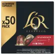 50 Capsules de caf&eacute; Espresso Splendente -  Compatibles Nespresso - L'Or 