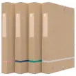 10 boites de classement Touareg carte recycl&eacute;e - dos 4 cm - OXFORD 