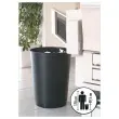 Corbeille à papier - 40L - Noir - CEP