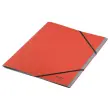 Trieur avec élastiques LEITZ 6 touches- 100% recyclé - Rouge
