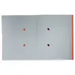 Trieur avec élastiques LEITZ 12 touches - 100% recyclé - Rouge