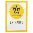 2 Cadres d'affichage adh&eacute;sifs DURAFRAME - A4 - Jaune - DURABLE 
